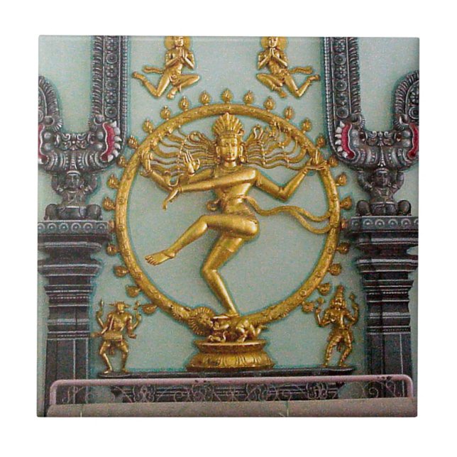 Carreau En Céramique Dieux indous, Shiva (Devant)