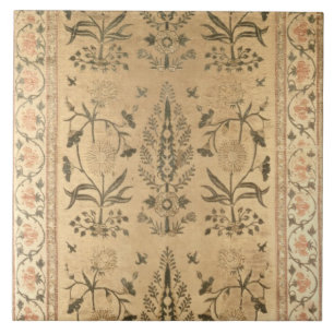 Carreau En Céramique Diffusion de plancher de velours, Moghul, période