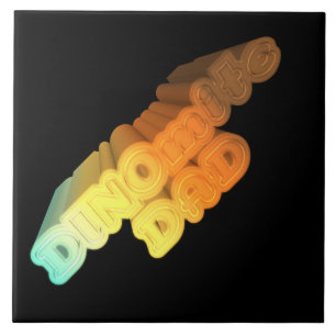 Carreau En Céramique Dinomite Papa Mots