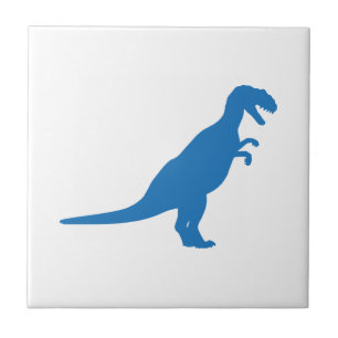 Carreau En Céramique Dinosaure bleu