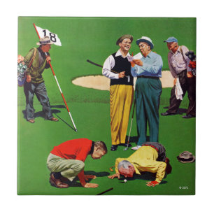 Carreau En Céramique Dix-huitième trou