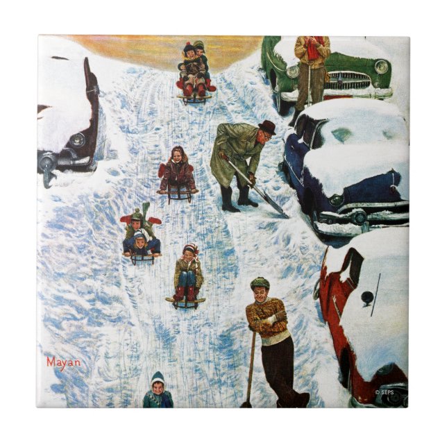 Carreau En Céramique Dormir et creuser (Devant)