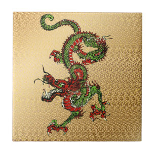 Carreau En Céramique Dragon chinois