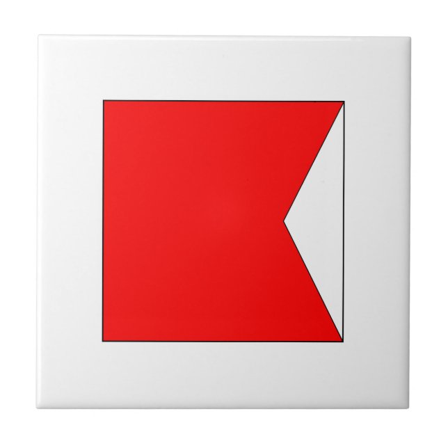 Carreau En Céramique Drapeau B d'ICS (Devant)