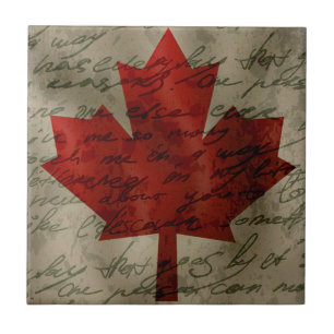 Carreau En Céramique Drapeau canadien