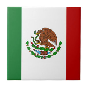 Carreau En Céramique Drapeau de Cinco de Mayo au Mexique