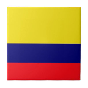 Carreau En Céramique Drapeau de Colombie