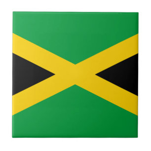 Carreau En Céramique Drapeau de la Jamaïque