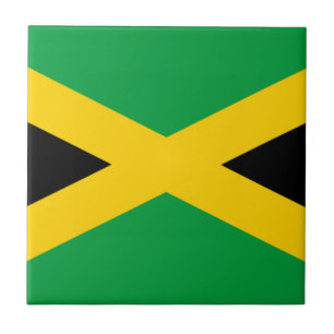 Carreau En Céramique Drapeau de la Jamaïque