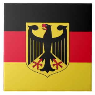 Carreau En Céramique Drapeau de l'Allemagne