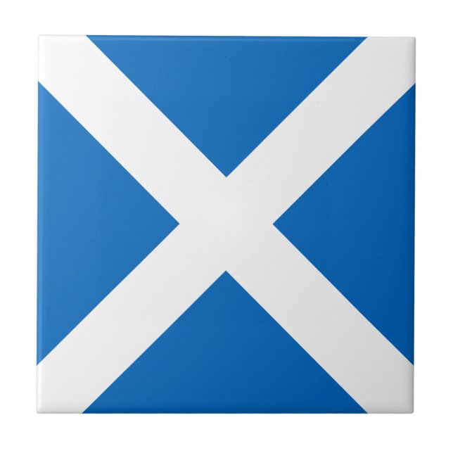 Carreau En Céramique Drapeau de l'Ecosse - souvenir écossais de drapeau (Devant)