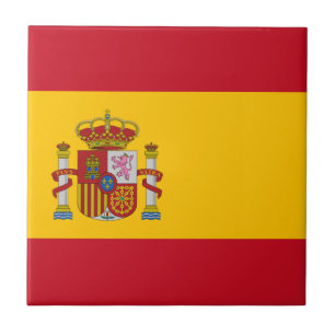 Carreau En Céramique Drapeau de l'Espagne - Bandera de Espana