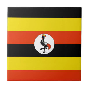 Carreau en céramique Drapeau de l'Ouganda