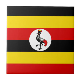 Carreau En Céramique Drapeau de l'Ouganda Carrelage en céramique