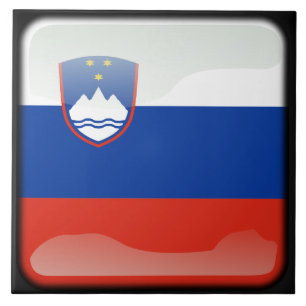Carreau En Céramique Drapeau de Slovénie