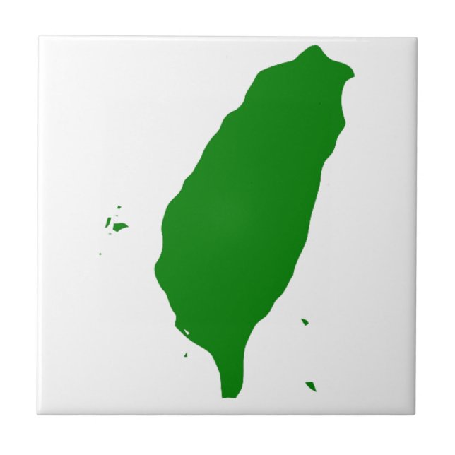 Carreau En Céramique Drapeau de Taïwan - 世界台灣人大會旗,。 de 也稱為台灣旗 (Devant)