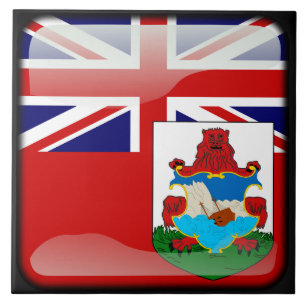 Carreau En Céramique Drapeau des Bermudes