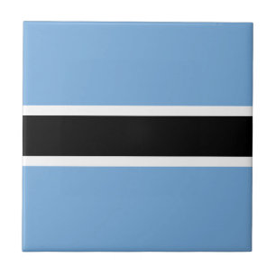 Carreau en céramique Drapeau du Botswana