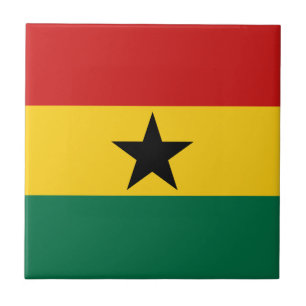 Carreau en céramique Drapeau du Ghana