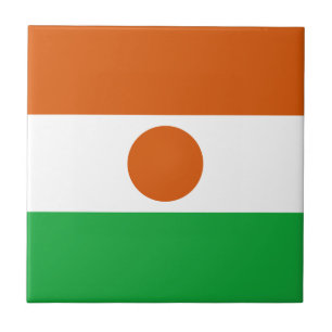 Carreau En Céramique Drapeau du Niger Carreau de céramique