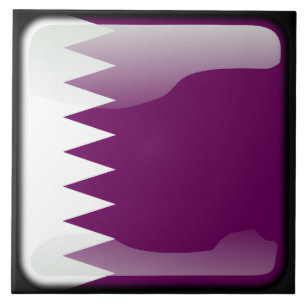 Carreau En Céramique Drapeau du Qatar