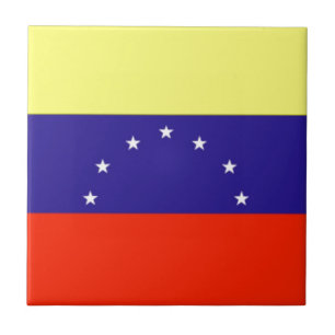 Carreau En Céramique Drapeau du Venezuela