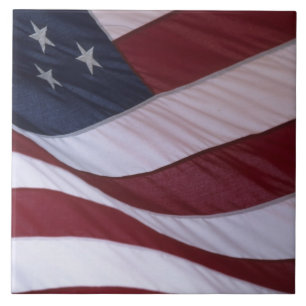 Carreau En Céramique Drapeau États-Unis, Caroline du Nord, États-Unis
