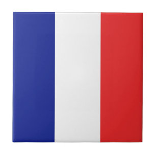 Carreau En Céramique Drapeau français Tricolore