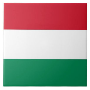 Carreau En Céramique Drapeau hongrois