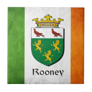 Carreau En Céramique Drapeau irlandais Rooney