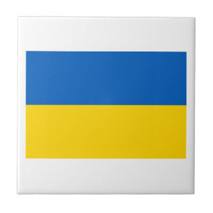 Carreau En Céramique Drapeau national de l'Ukraine