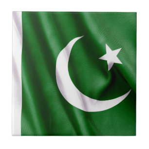 Carreau En Céramique Drapeau pakistanais