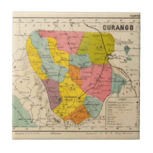 Carreau En Céramique Durango, Mexique