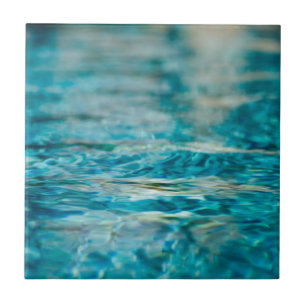 Carreau En Céramique Eau Abstraite Blue Green Turquoise Aqua Sea