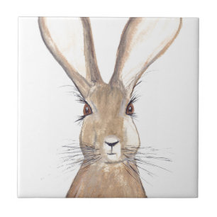 Carreau En Céramique Eau de lièvre rustique Cuisine lapin animal