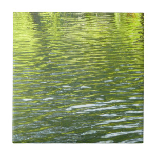 Carreau En Céramique Eaux d'Oak Creek Nature jaune et verte Photo