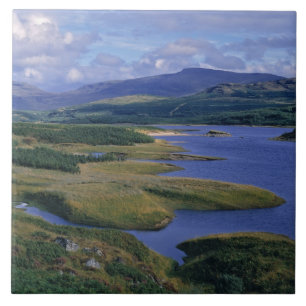 Carreau En Céramique Écosse, Highland, Wester Ross, Loch Garry. Un