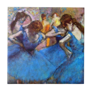 Carreau En Céramique Edgar Degas - Danseurs En Bleu - Amoureux De Danse
