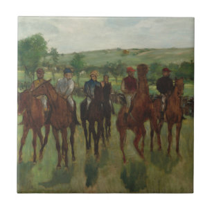 Carreau En Céramique Edgar Degas les cavaliers