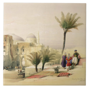 Carreau En Céramique Église de la tombe sainte, Jérusalem, plat 11