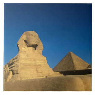 Carreau En Céramique Égypte, Gizeh, Le Sphinx, Ancien Empire, Unesco