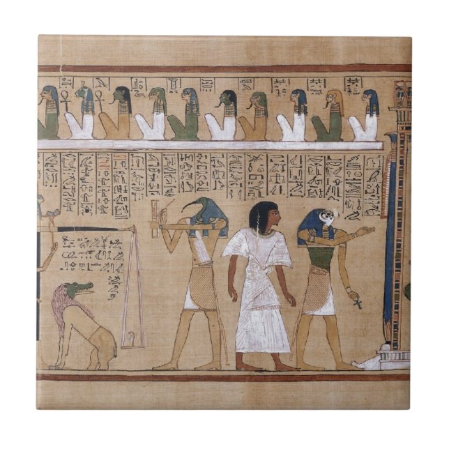 Carreau En Céramique Egyptien antique (Devant)