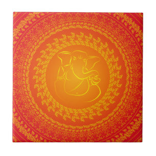 Carreau En Céramique Elégant Ganesh Classy/ Carrelage de Dieu indien