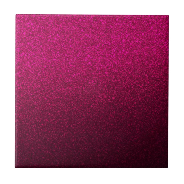 Carreau En Céramique Élégant Motif de Parties scintillant rose (Devant)