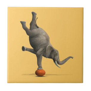 Carreau En Céramique Eléphant artistique