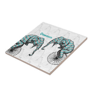 Carreau En Céramique Elephants Plus Vélos Égale YIKES!