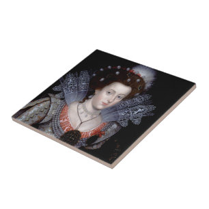 Carreau En Céramique Elizabeth, reine d'hiver de la Bohême