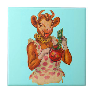 Carreau En Céramique Elsie la vache, gestionnaire financier