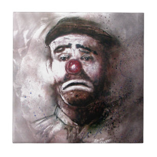 Carreau En Céramique Émettez le clown Art.jpg de Kelly