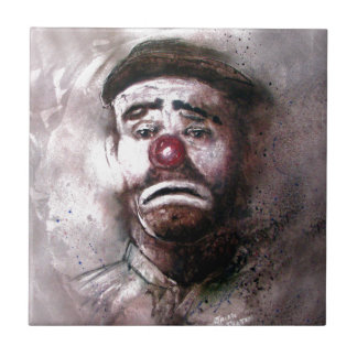 Carreau En Céramique Émettez le clown Art.jpg de Kelly